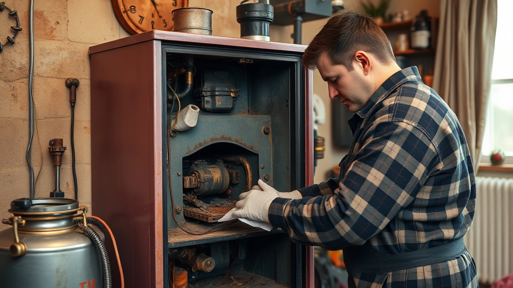 대성 보일러 서비스 센터 연락 (realistic 스타일)