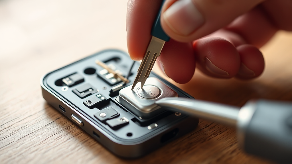 배터리, 직접 교체해 볼까? (realistic 스타일)