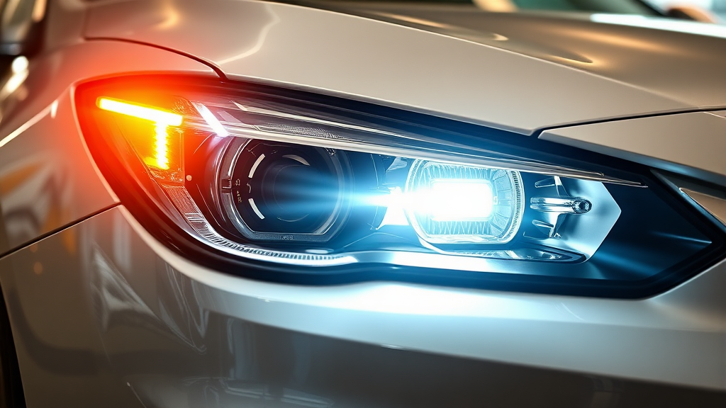 LED 교체 시 주의사항 (realistic 스타일)