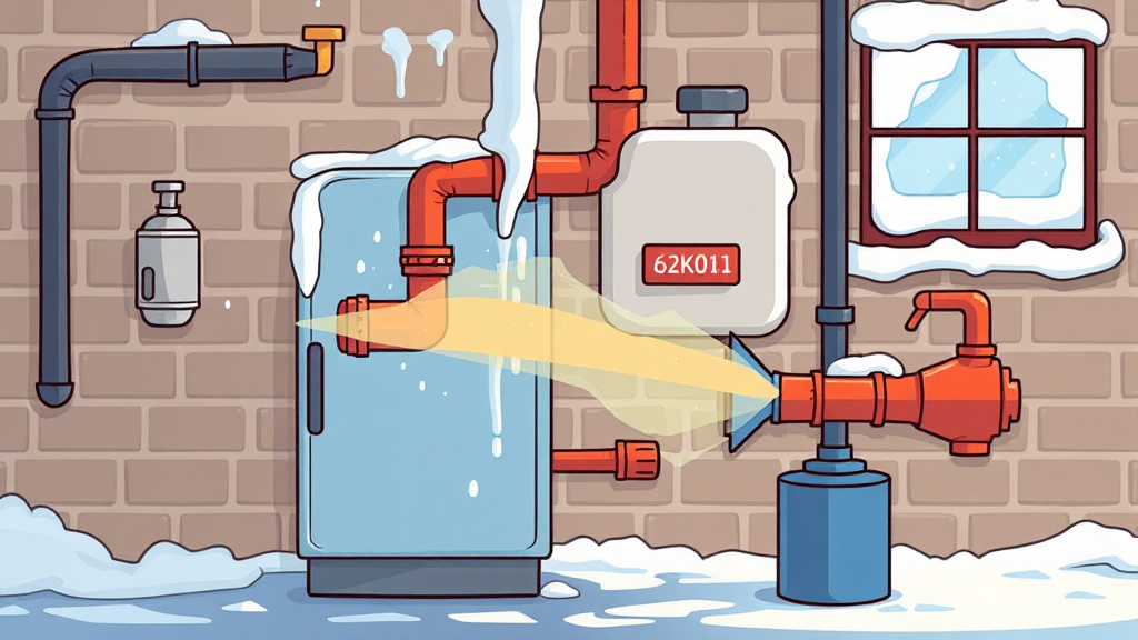 온수 안나옴? 문제 진단부터! (cartoon 스타일)