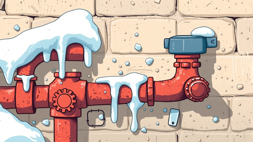 배관 문제 집중 분석 (illustration 스타일)