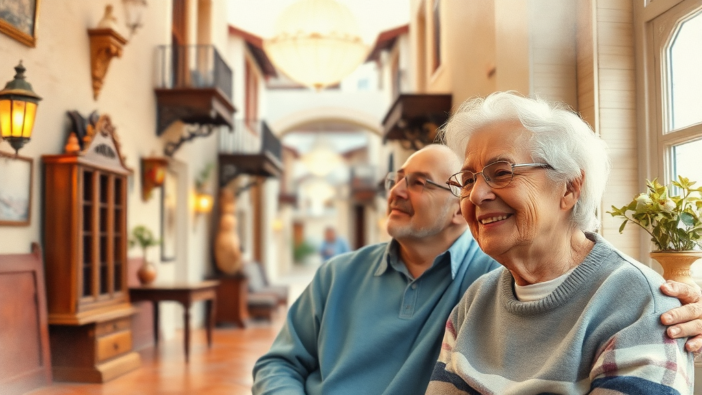 주요 고급 실버타운 정보 및 비교 (watercolor 스타일)