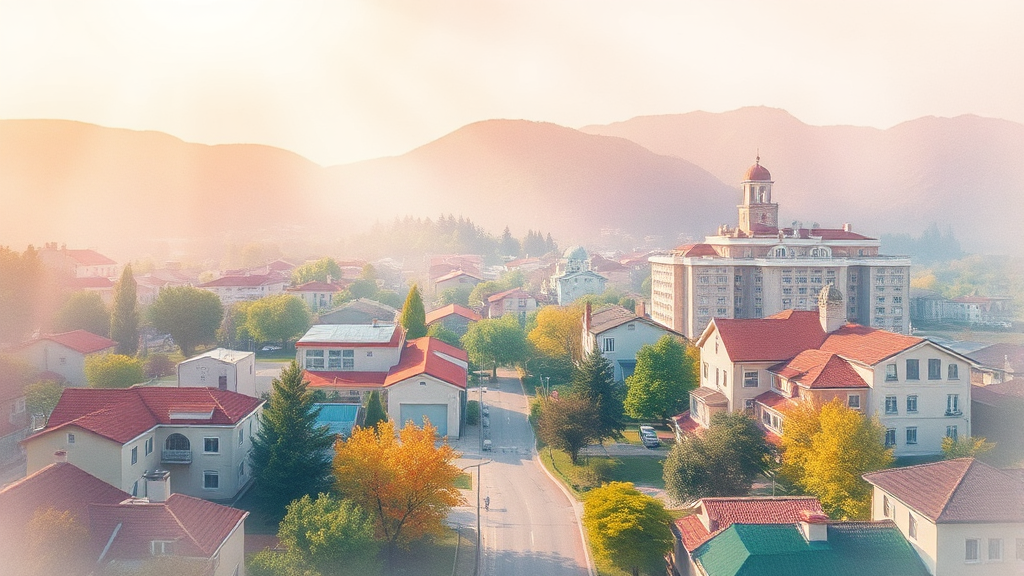 실버타운 시장 전망 및 트렌드 (watercolor 스타일)