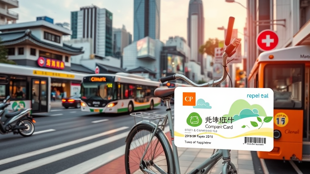 기후동행카드 가격 및 요금제 (realistic 스타일)