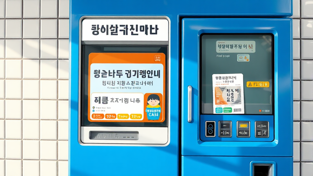 후쿠오카 공항 지하철 1일권 완벽 가이드: 구매, 노선, 여행 코스 A to Z 2 간단한 구매 방법 (realistic 스타일)