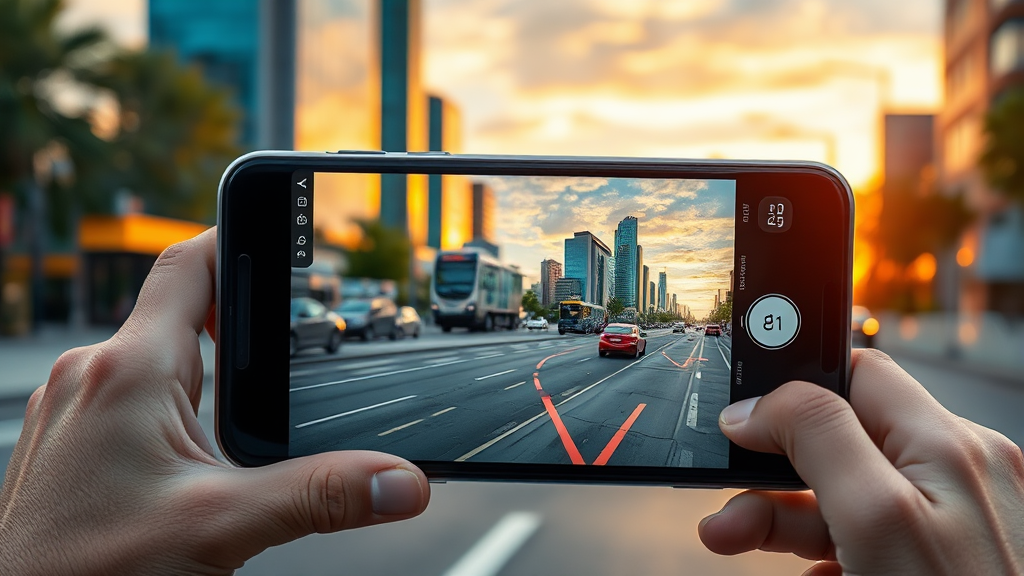 AR 내비게이션, 미래 기술을 현실에서! (realistic 스타일)