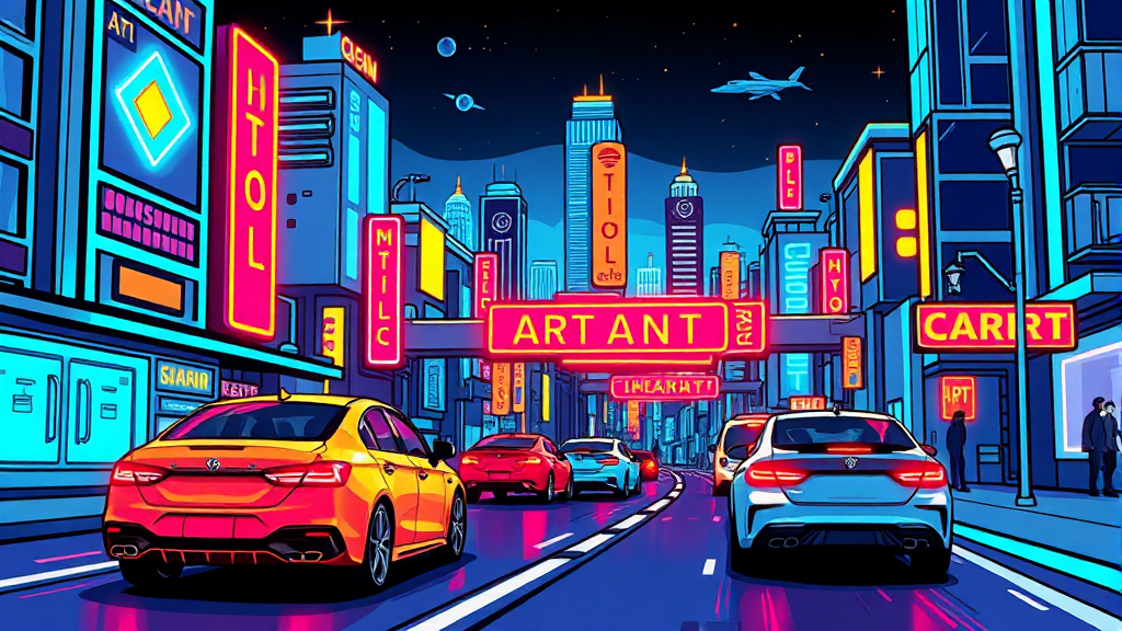 주요 기업 분석 (cartoon 스타일)