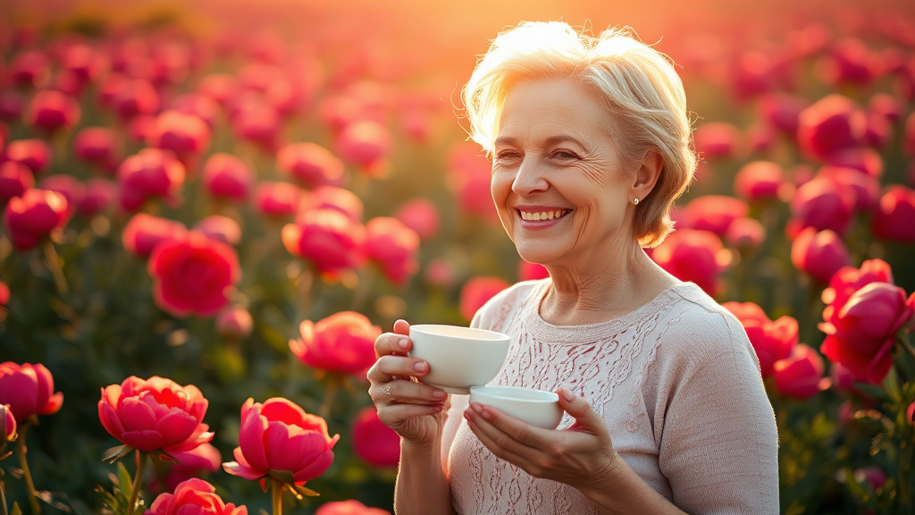 갱년기 해결사, 작약정 (realistic 스타일)