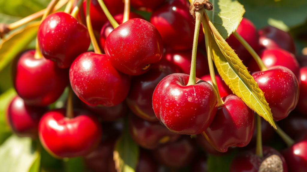 체리, 어떤 과일일까? (realistic 스타일)