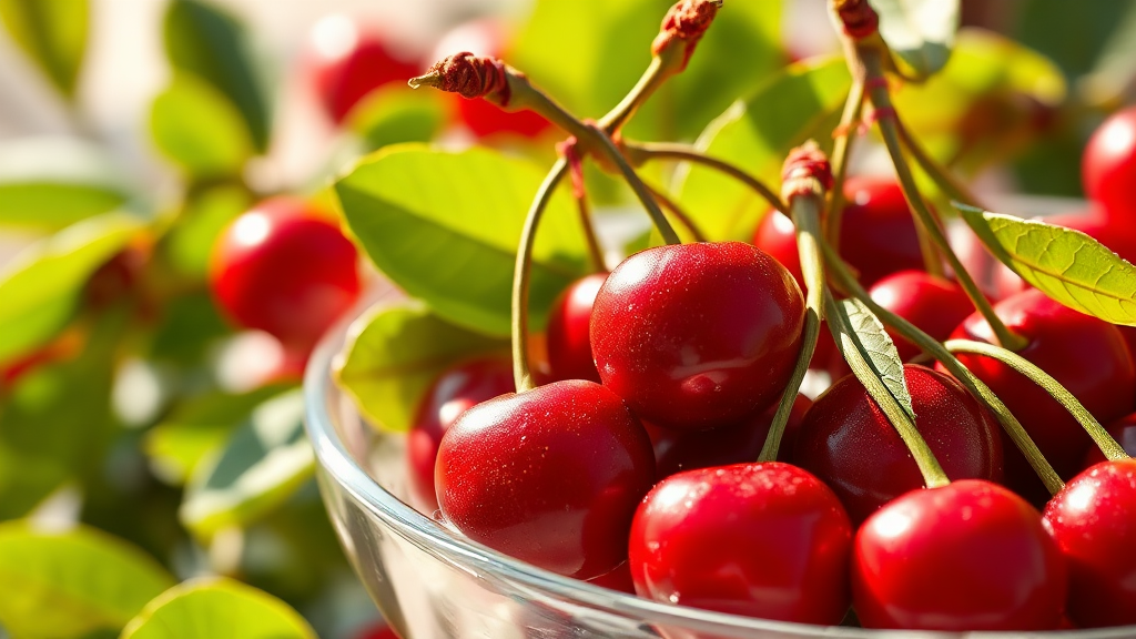 체리, 더 맛있게 즐기는 법 (illustration 스타일)